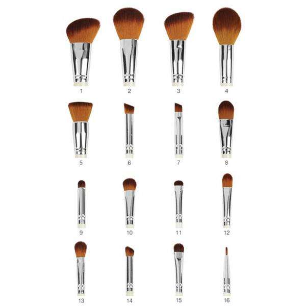 Coastal Scents Pearl 16-Piece Brush Set( BR-SET-022)